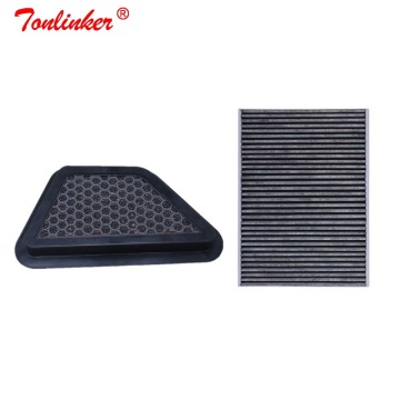 Cabin Filter 4M0819439 4M0819100 For Audi Q7 Q8 4M 2015-2019 2.0T 3.0T Model 2Pcs External Filter+Built Carbon Filter Set