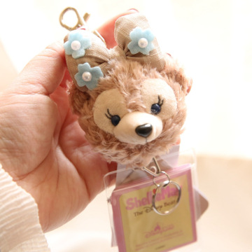 Disney Duffy and Friends Lovely Duffy Bear Stella Lou Stuffed Plush Key Chain Kawaii Key Ring Gifts for Children Girls
