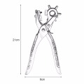 New Arrival Excellent Multi-function Portable Puncher Heavy Duty Leather Hole Punch Hand Pliers Belt Holes Punches Eyelet Plier