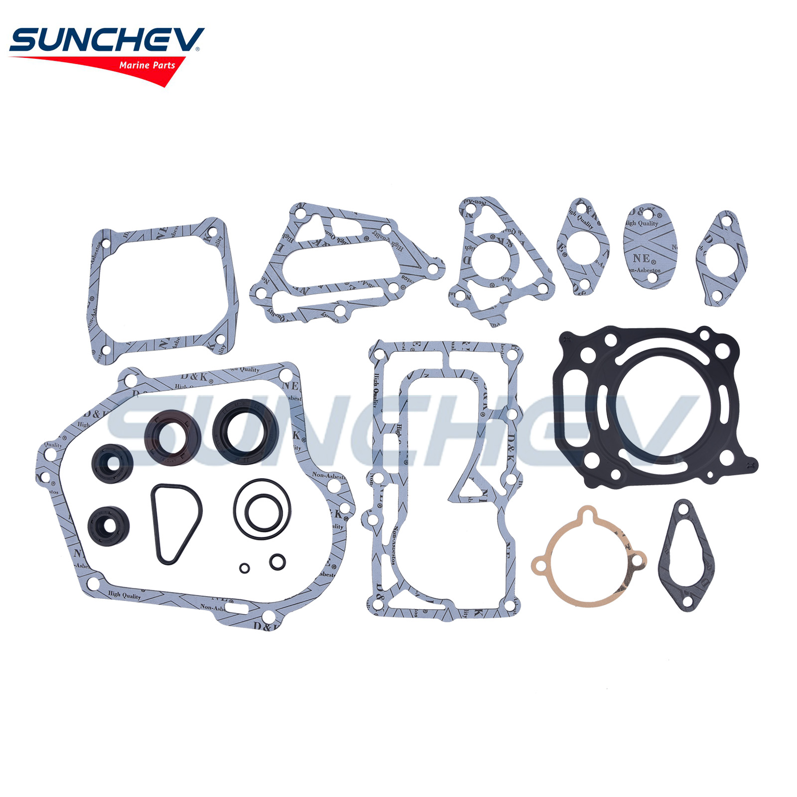 3H6-87121-0 Power Head Gasket Kit For Tohatsu 4--6hp（4 Stroke）