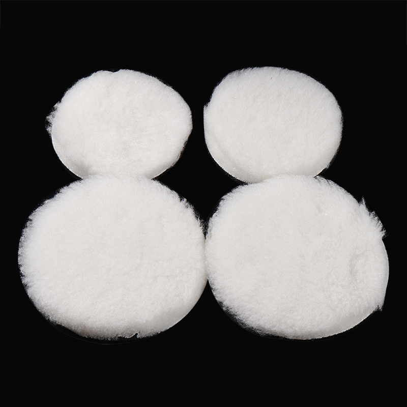 2pcs Wool Pads Waxing Polishing Buffing Pad Wheel Car Auto Polishing Pads Power Tools Accessories 3/4/5/7 Inch