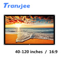 TRANSJEE Portable Projector Screen HD 16:9 Projection Screen Foldable Home Theate экран для проектора домашний