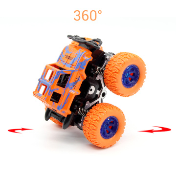 1pcs Mini 4WD Inertia Rotatable Car Toys Kids Friction Power Off-Road Vehicle Model Inertial Car Toys For Kids Birthday Gift