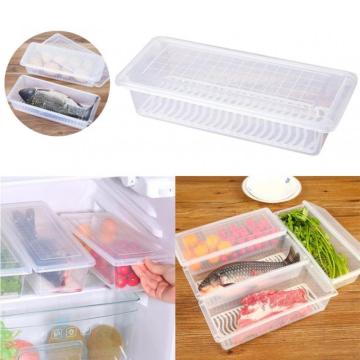 Food Sealed Drain Moisture-Proof Storage Box Refrigerator Preservation Box Storage Boxes & Bins Home Storage & Organization