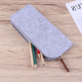 4 Pcs 4 Colors Felt Pencil Bag Multi-Functional Flat Pencil Case Storage Bag School Home Office Stationery Supplies