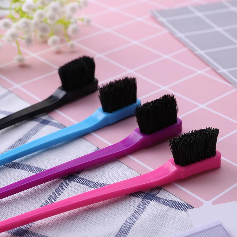 1/3pcs Double Sided Hair Edge Brushes Comb Hair Styling Hairdressing Salon Hair Comb Brushes Random Color