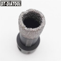 DT-DIATOOL Dry Crown Diamond Drilling Core Bits for Ceramic Tile Hole Saw Cutter Professional Quality Porcelain Core Drill Bits