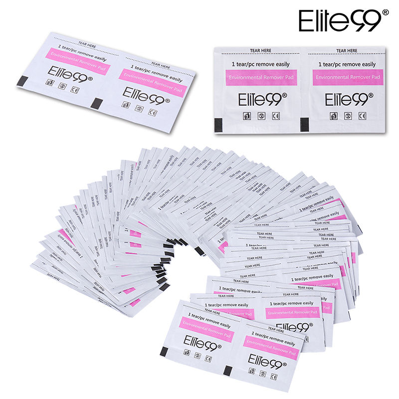 Elite99 200pcs Nail Gel Lacquer Polish Foil Remover Wraps with Box UV Removable Environmental Easy Cleaner Gel Nail Wraps