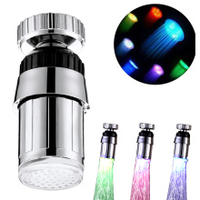 Temperature Control Color-changing LED Lights 360° Rotating Universal Faucet Without Battery Water Flow For Power Generation