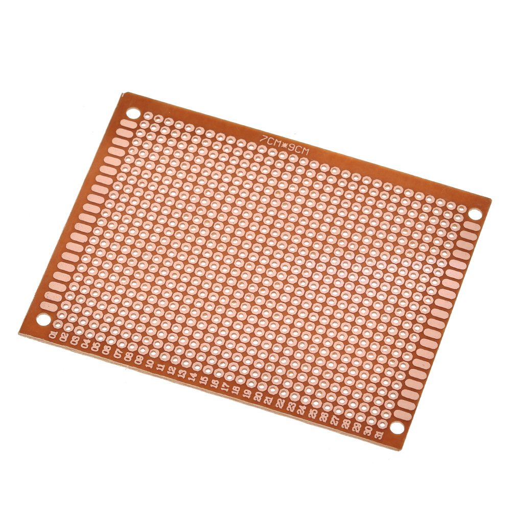 10pcs 7x9 7*9cm Single Side Prototype PCB Breadboard Universal Board Experimental Bakelite Copper Plate Circuirt Board Yellow