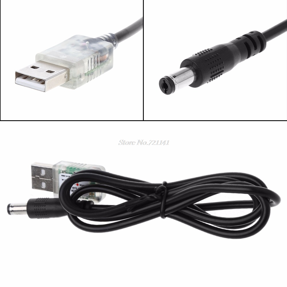 USB 5V to 8.4V Power Charge Cable For Bicycle LED Head Light 18650 Battery Pack Dropship