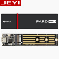 JEYI PARD PRO TYPE-C USB3.1 USB3.0 m.2 NGFF SSD Mobile Drive VIA VLI716 Support TRIM SATA3 6Gbps UASP Aluminum SSD HDD Enclosure