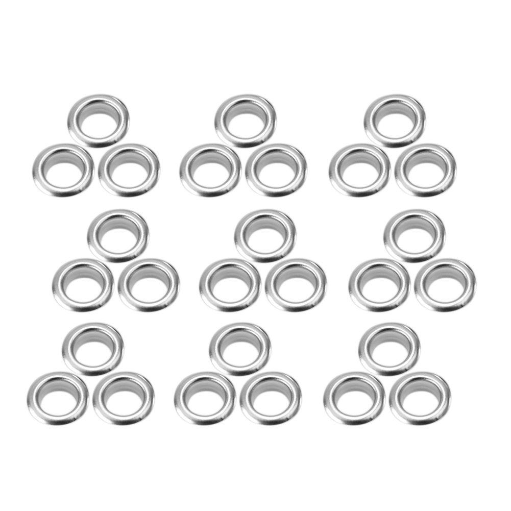 200Pcs Round Metal 8mm Garment Eyelets For Shoes Bag Leather Craft DIY Making Ilhoses DIY Scrapbooking Embelishment Accessories