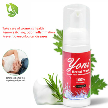 10 Packs Vaginal Cleaning Herbal Wash Woman Daily Care Yoni Foam Wash For Gynecological Inflammation Vulva Clean No Side Effect