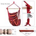 120kg Garden Hang Chair Swinging Indoor Outdoor Furniture Hammock Hanging Rope Chair Swing Chair Seat Portable Camping Seat