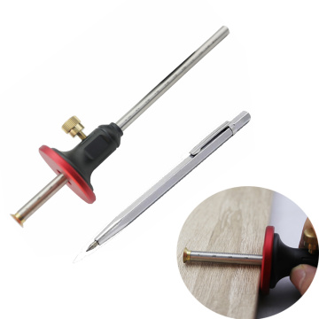 Hot sale European Woodworking scribe Woodworking scribe ruler tool Diamond Glass Cutter carbide tipped Scriber knife Scriber