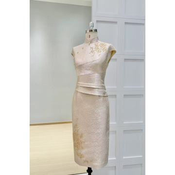 Elegant Textured TwoPiece Champagne Splendor