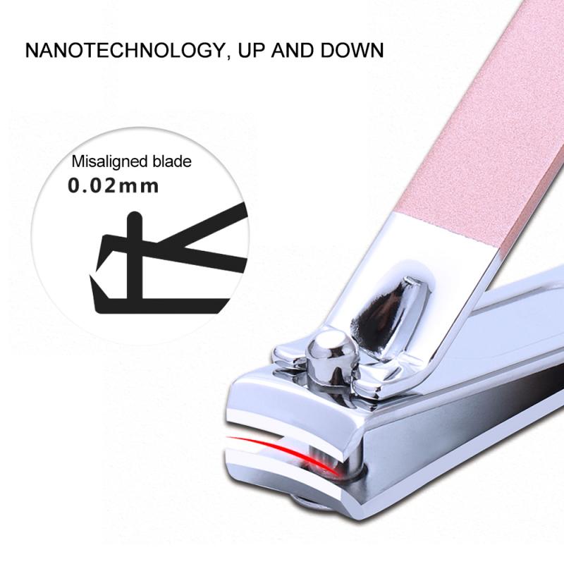 7-18Pcs/Set Rose Gold Nail Clippers Pedicure Set Nail Clippers Scissors File Tweezers Multi-function Nail Art Pedicure Tool Set