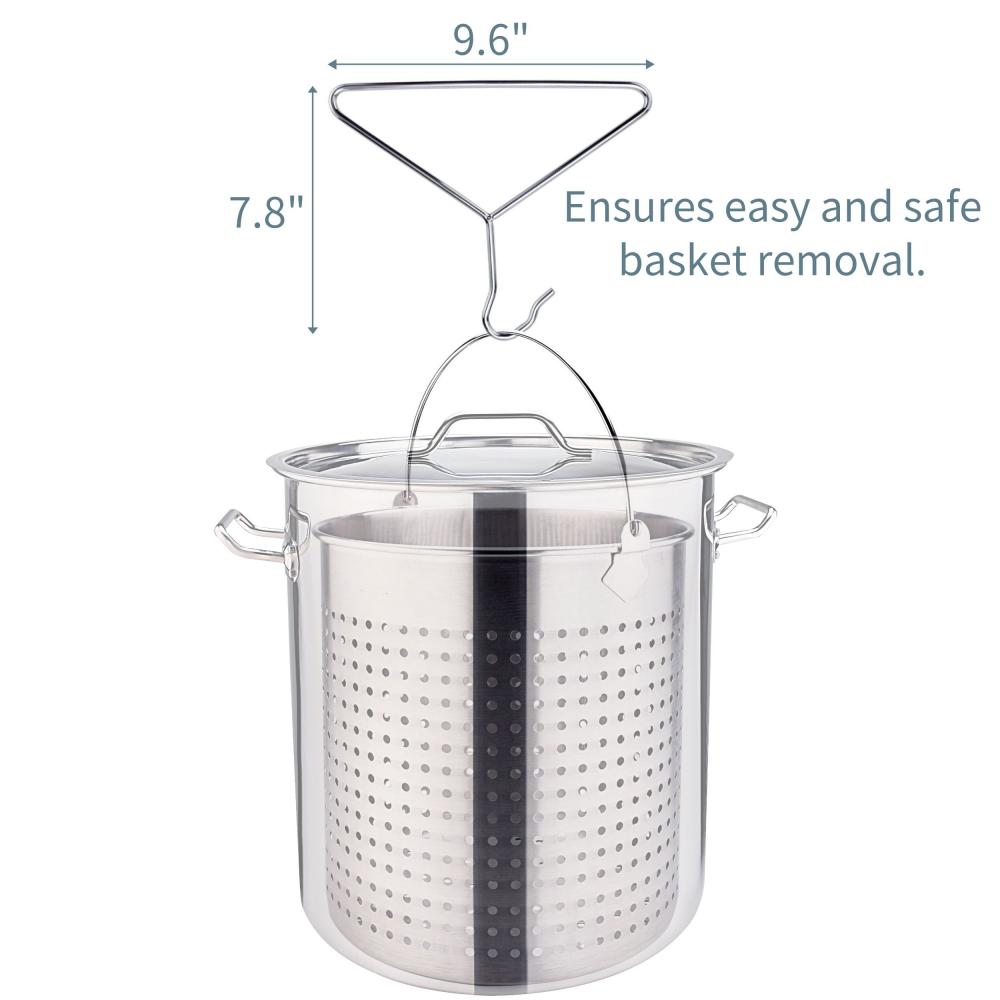84QT Stainless Steel Stock Pot