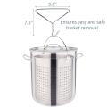 84QT Stainless Steel Stock Pot