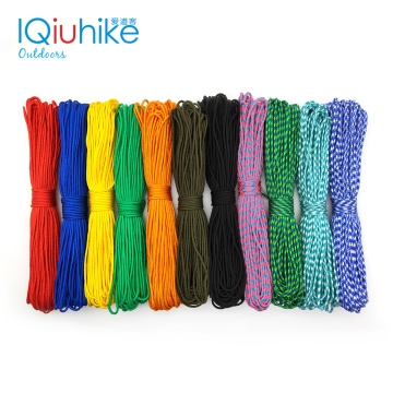 IQiuhike 25FT 50FT 100FT 8/15/31 Meters Dia 2mm one stand Cores for Survival Parachute Cord Lanyard Camping Climbing Rope