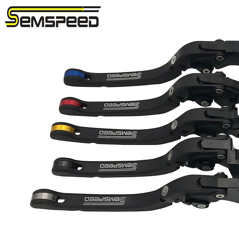 Motorcycle Brake Clutch Levers For Yamaha YZF-R1/R1M/R1S 2015-2020 YZF-R6 2017-2019 2020 Semspeed Adjustable Foldable CNC levers