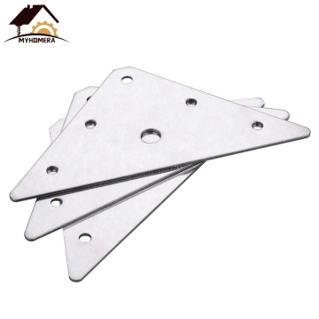Myhomera Stainless Steel Strengthen Connection Code Corner Connector Brackets Table Chair Board Joint Fastener Angle Support