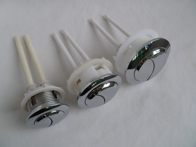 38/48/58mm Dual Push Button Universal Flush Toilet Seat Water Tank Valve WC Double 2 Rods Bathroom Toilet Water Switch