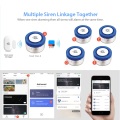 Wireless alarm siren kits security system auto-dial works for smart life app control compatible alexa google home