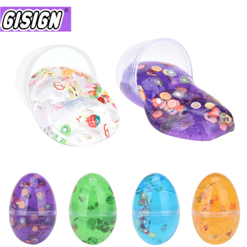 Crystal Egg Slime Toy Crystal Ball Mud Creative Modeling Clay Playdough Lizun Slime Kids Putty Plasticine Anti-Stress Toy