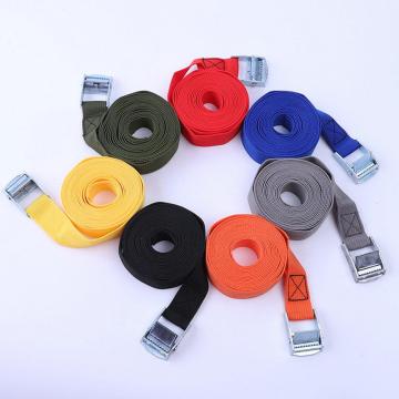 1M Car Tension Rope Tie Down Strap Strong Ratchet Belt Luggage Bag Cargo Lashing With Metal Buckle Tow Rope Tensioner