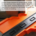 ONKEL.J 5/6/10 Inch Contour Profile Gauge Plastic Copy Measuring Tiling Laminate Tiles Edge Shaping Measure Ruler