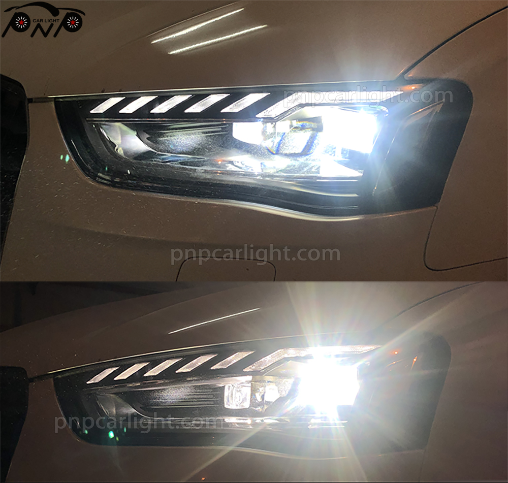 LED headlight for Audi A4 B8 upgrade