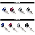VR - 1.25" Universal JDM Style Push Button Billet Hood Pins Lock Clip Kit Car Quick Pins For BMW ect VR-HPL04/05