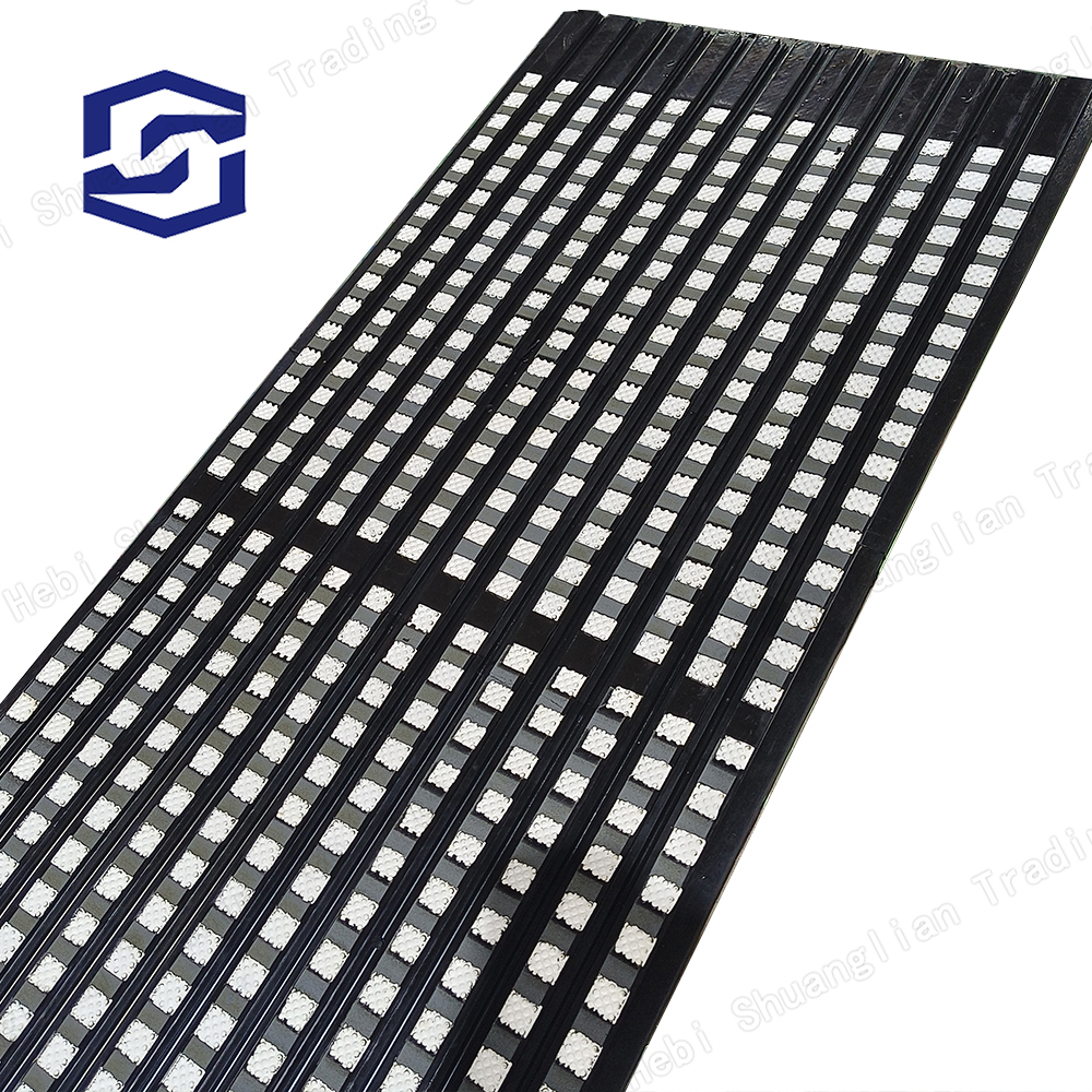 Mining ceramic pulley lagging