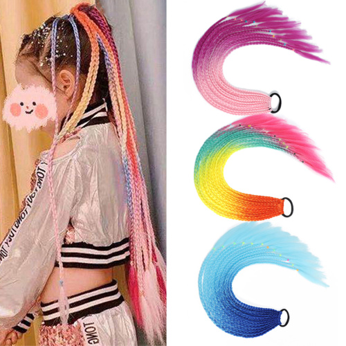 Alileader Colorful Box Ponytail Extensions False Overhead Tail With Rubber Elastic Band Braiding Hair Piece Pigtail Synthetic Supplier, Supply Various Alileader Colorful Box Ponytail Extensions False Overhead Tail With Rubber Elastic Band Braiding Hair Piece Pigtail Synthetic of High Quality