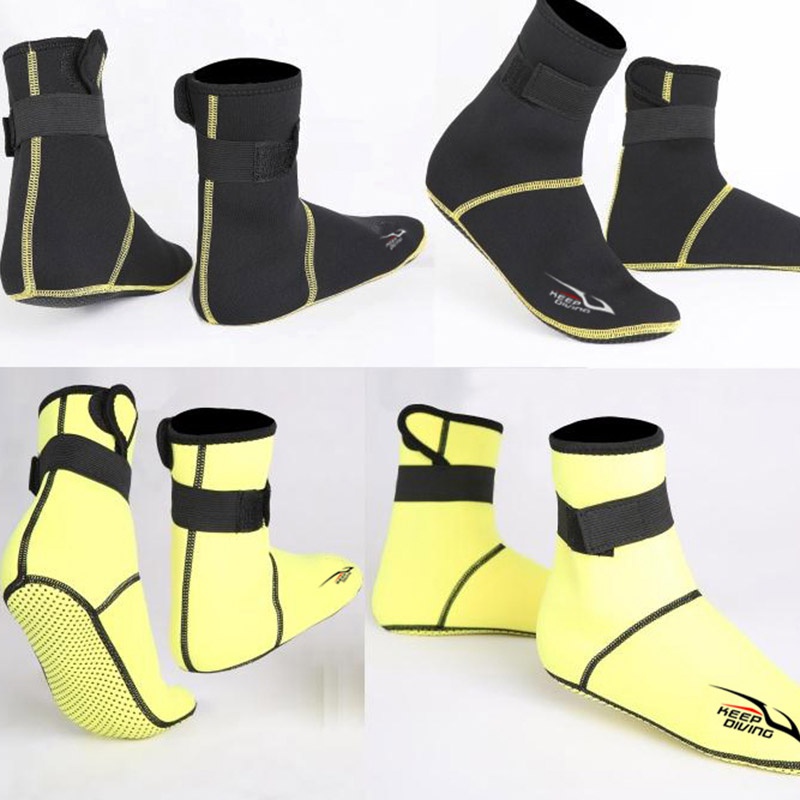Neoprene Snorkeling Scuba Diving Shoes Socks Beach Boots Wetsuit Anti Scratches Warming Anti Slip Winter Swimware