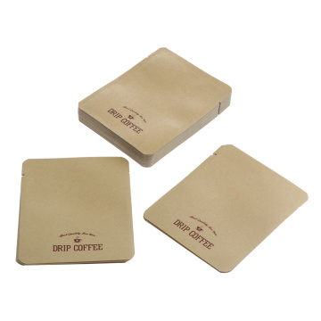 100Pcs Ear-Hanging Coffee Bags and Kraft Paper filter Bags Aluminum Foil Bag