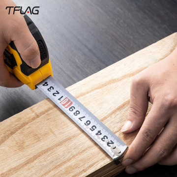 TFlag DELI Tool Steel Tape Measure 5 m / 10 m Size Small Portable Drawing Mapping Measurement Calculation Wrench Set