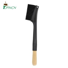 Removable Double Coffee Brush Espresso Coffee Grinder Machine Cleaning Brush Matcha Dusting Tool Coffee Powder Brush