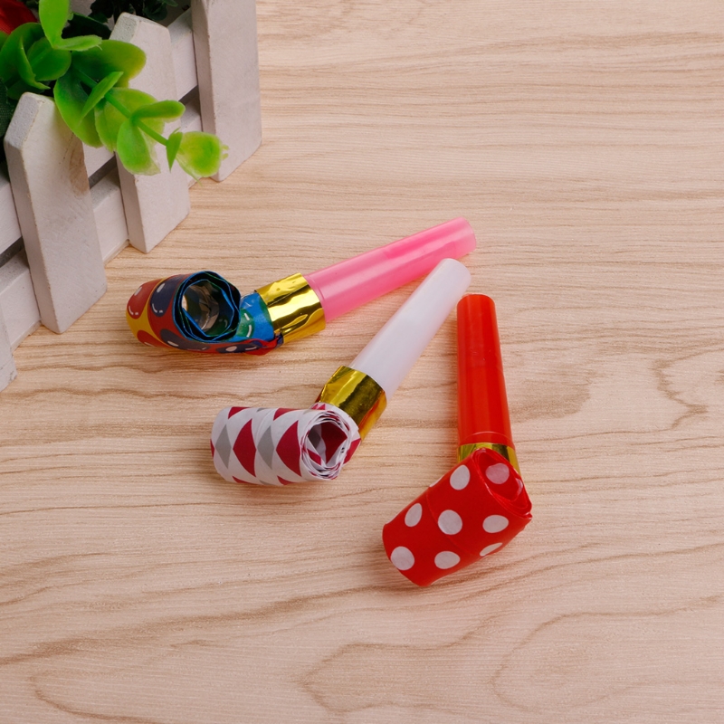 Noise Makers Blowers Blowouts Whistles Birthday Noisemaker Kid Toy Party Supplies 30Pcs Event Party Kits