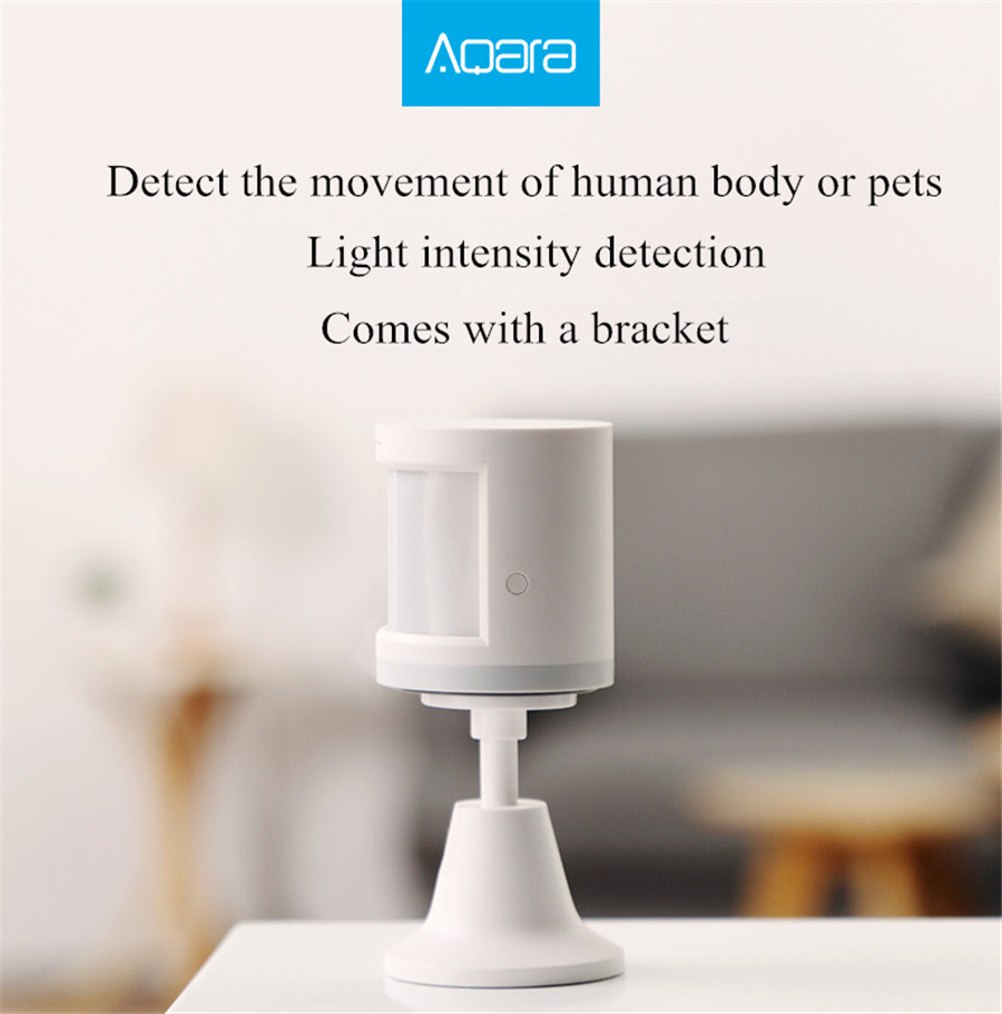 Original Aqara Motion Sensor Smart Home Human Body Induction ZigBee Connection For Xiaomi Mi Home Security System Device