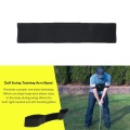 Golf Practice Accessories Arm Belts Golf Arm Posture Motion Correction Belt Golf Training Aids Black Posture Adjustment Belt