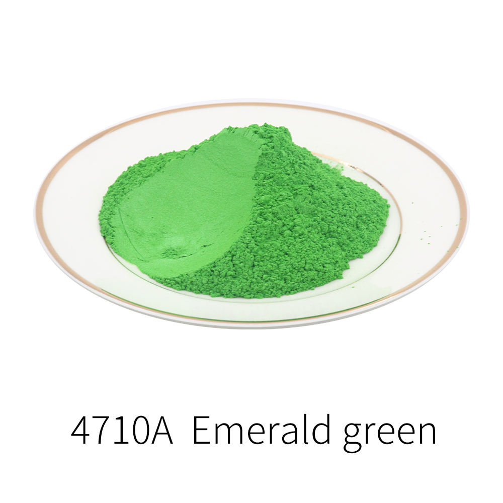 Pearl Powder Pigment Acrylic Paint 50g Type 4710A Emerald Green for Craft Art Car Paint Soap Dye Col