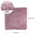 2020 Faux Sheepskin Chair Cover MultiColors Warm Hairy Wool Carpet Seat Pad Long Skin Fur Plain Fluffy Area Rugs Washable