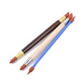 Three-piece sculpture ceramic Student art Remove to fingerprint tools Double-head do rubber pen hand to do clay tools