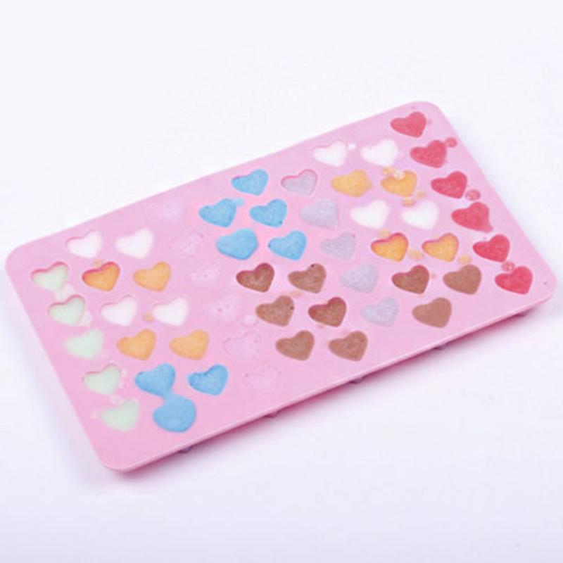 55 Hearts Shape Silicone Ice Cream Tools Chocolate Mould Baking Jelly Candle Father day Kitchen Tools