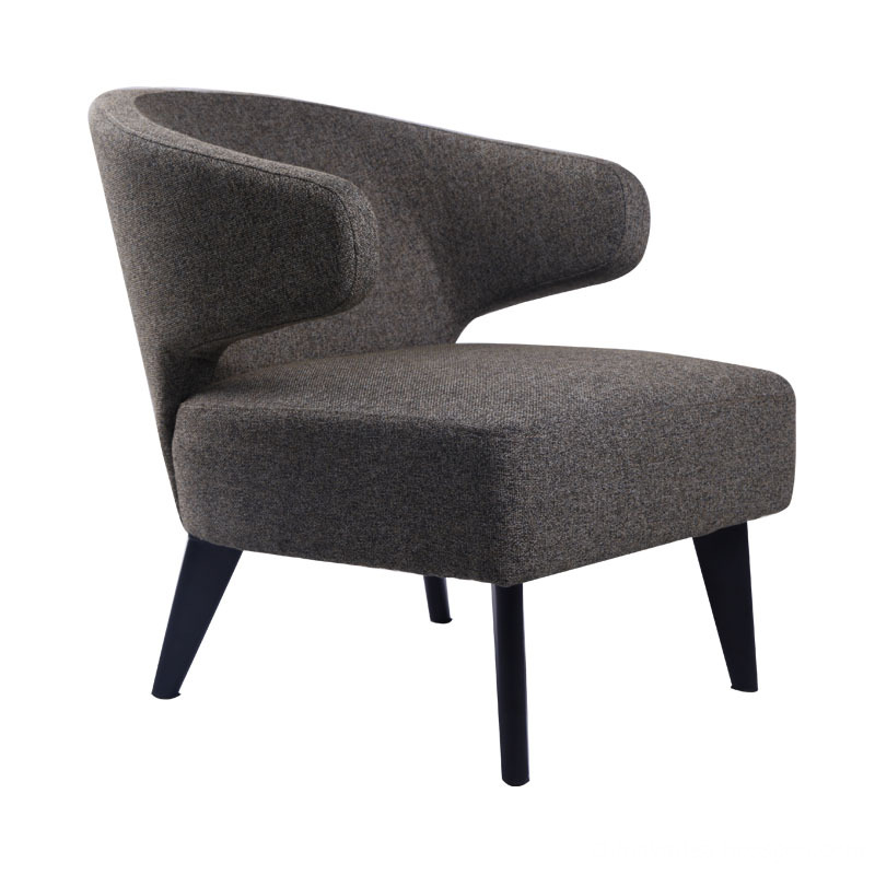 Modern fabric lounge chair