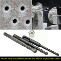 Electric Hammer Drill Bit Masonry Drilling Diammer 6 8 10mm Length 110 160 210 260mm For Concrete Brick Block Hole Saw SDS Plus