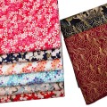 DIY Table Cloth and Patchwork Quilting Home Textile Curtion Material Hot Bronzed Fabric Japanese Style Cherry blossoms Fabric